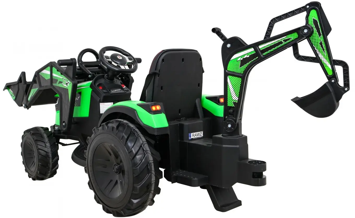 Tractor electric cu remorca Ramiz Buggy Tractor 720-T (Green)