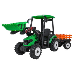Электротрактор с прицепом Ramiz Mega D68 (Green)