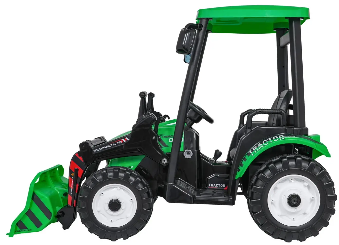 Электротрактор с прицепом Ramiz Mega D68 (Green) - 8