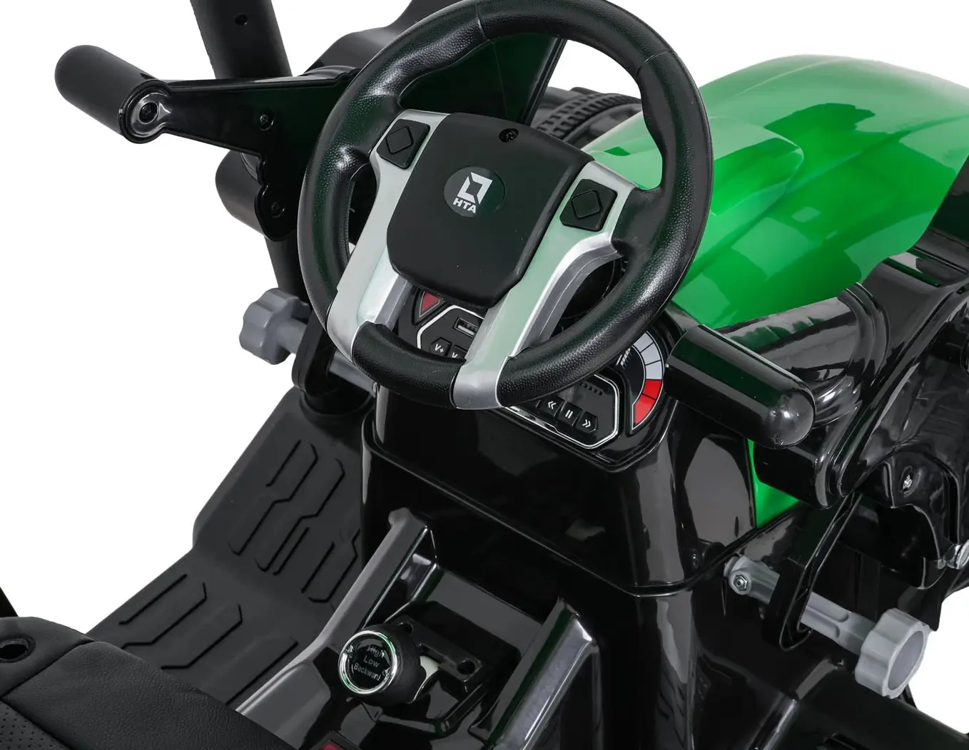 Электротрактор с прицепом Ramiz Mega D68 (Green) - 9