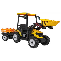 Электротрактор с прицепом Ramiz Mega D68 (Yellow) Thumb
