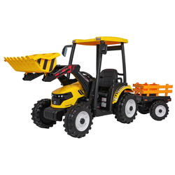 Электротрактор с прицепом Ramiz Mega D68 (Yellow)