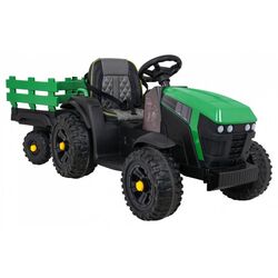 Tractor electric cu remorca Ramiz Titanium (Green/Black)