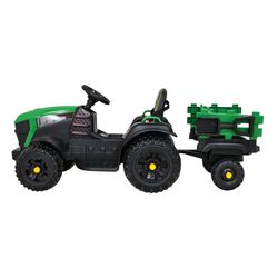 Tractor electric cu remorca Ramiz Titanium (Green/Black) Thumb