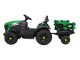 Tractor electric cu remorca Ramiz Titanium (Green/Black)