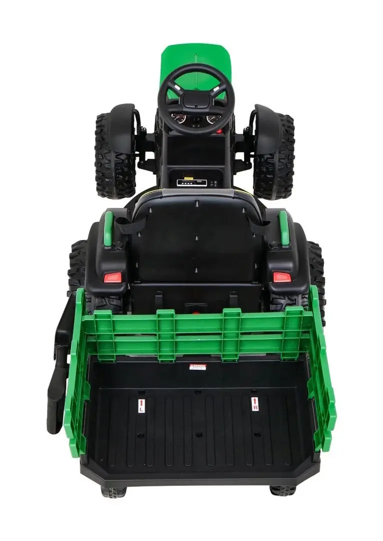 Tractor electric cu remorca Ramiz Titanium (Green/Black) - 7