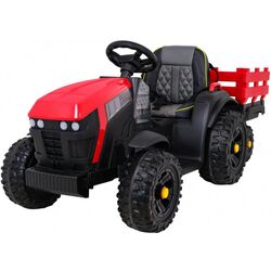 Tractor electric cu remorcă Ramiz Titanium (Red/Black)