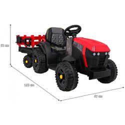Электротрактор с прицепом Ramiz Titanium (Red/Black) Thumb