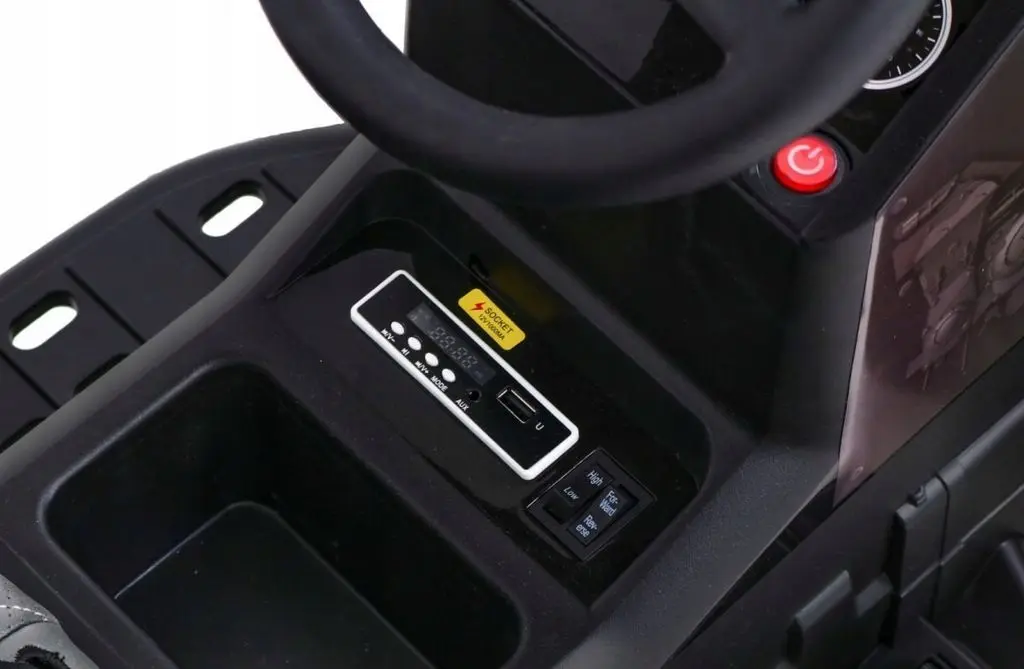 Tractor electric cu remorcă Ramiz Titanium Z BDM0925 (Black)