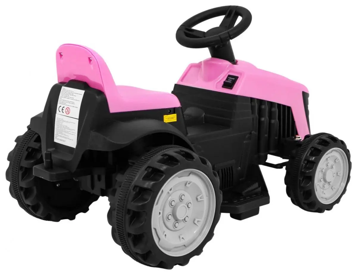 Tractor electric cu remorcă Ramiz TR1908T (Pink)