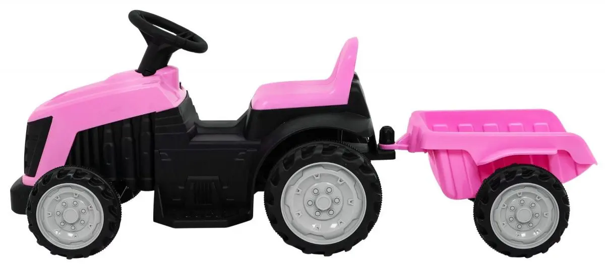Tractor electric cu remorcă Ramiz TR1908T (Pink)