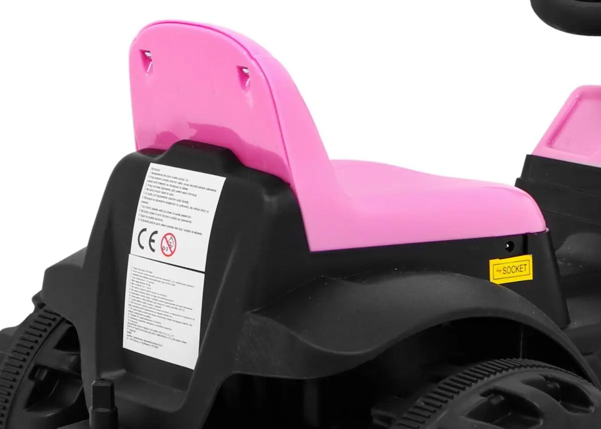 Tractor electric cu remorcă Ramiz TR1908T (Pink)