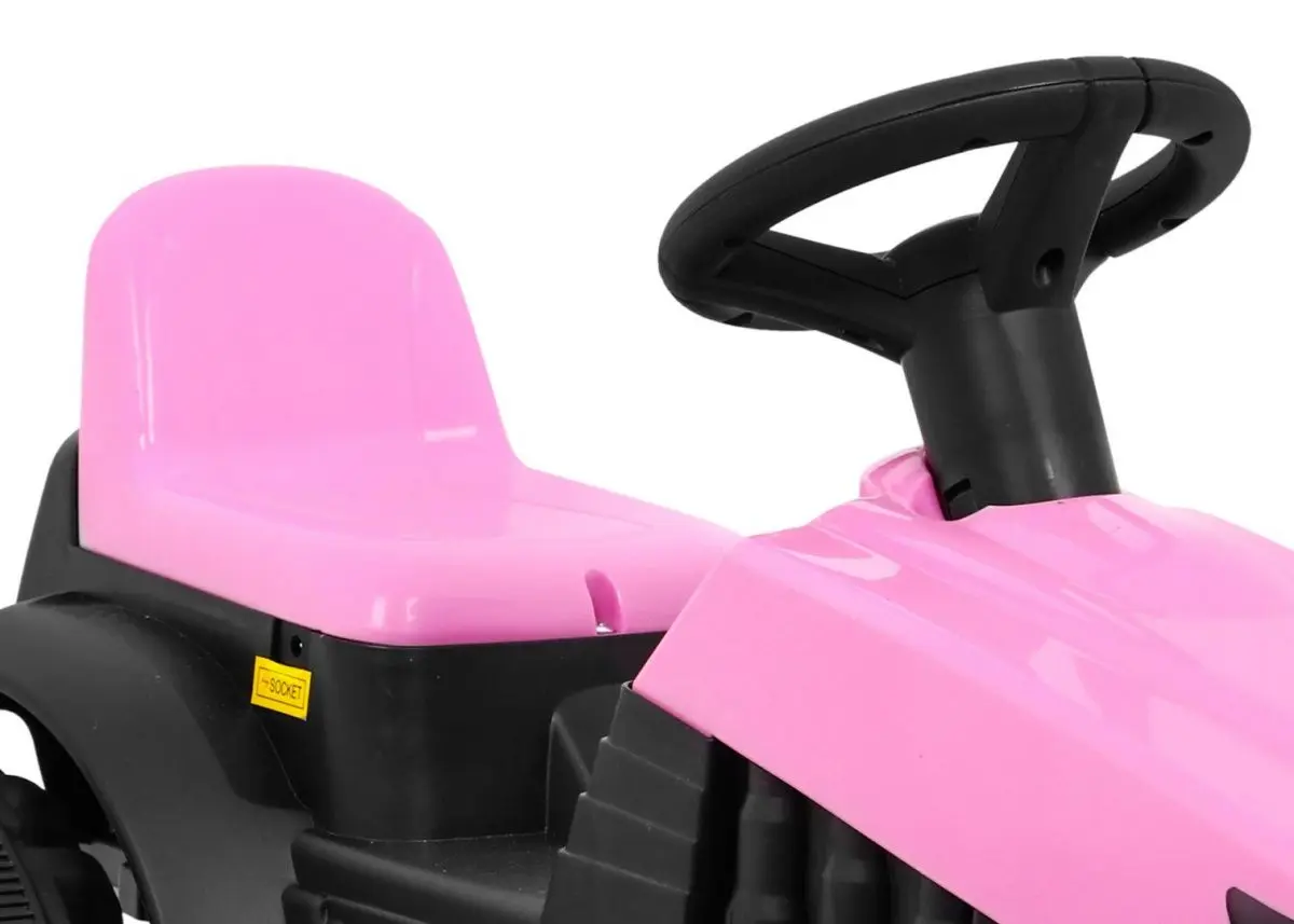 Tractor electric cu remorcă Ramiz TR1908T (Pink)