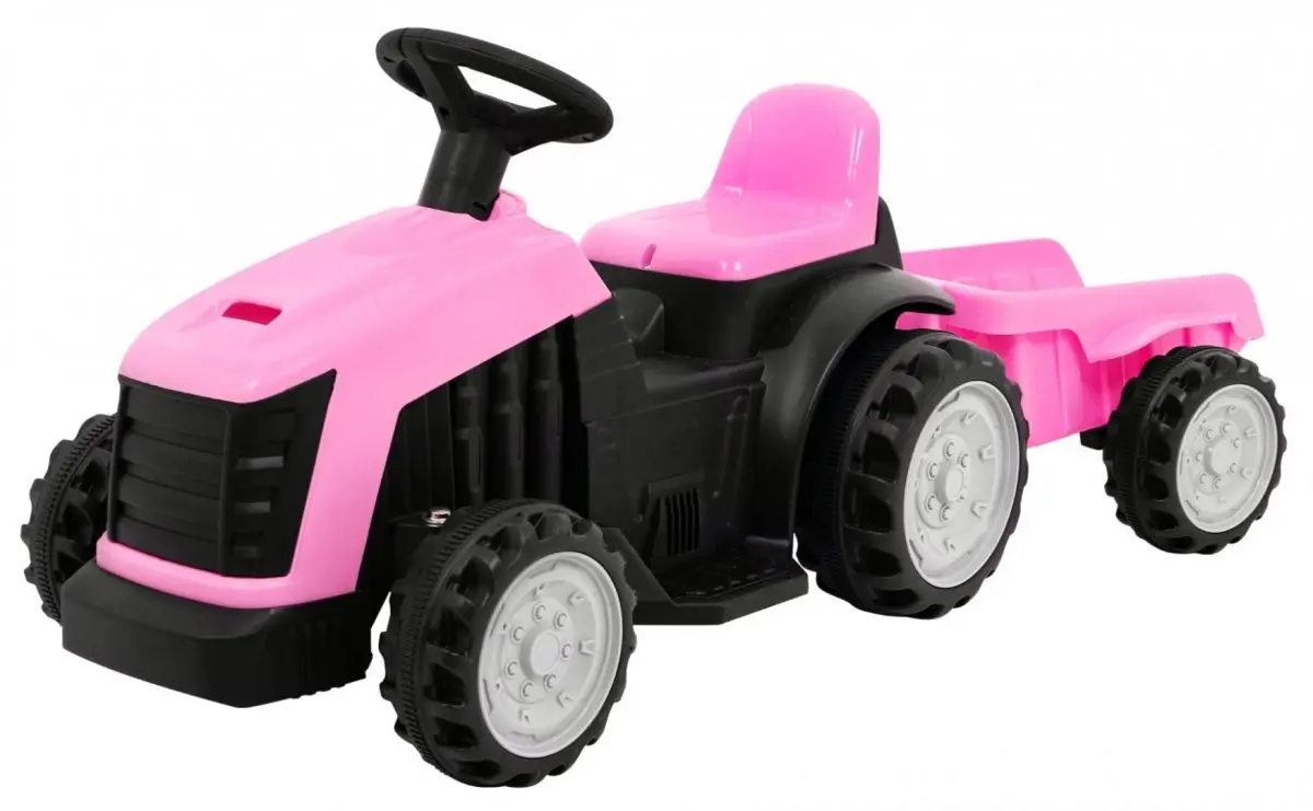 Tractor electric cu remorcă Ramiz TR1908T (Pink)