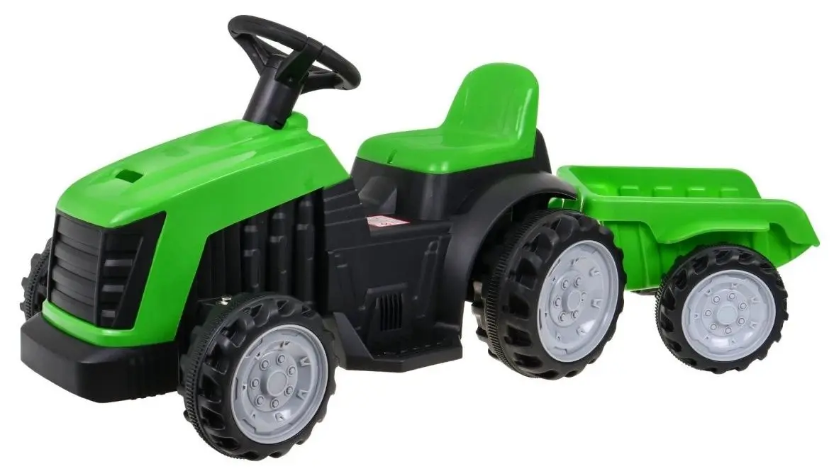 TractorTractor electric cu remorca Ramiz Tractor PA.TR1908T.ZIE (Green)
