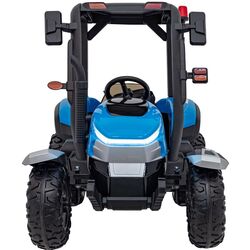 Tractor electric cu remorca Ramiz Tractor Vehicle Blast With Trailer (Blue) Thumb