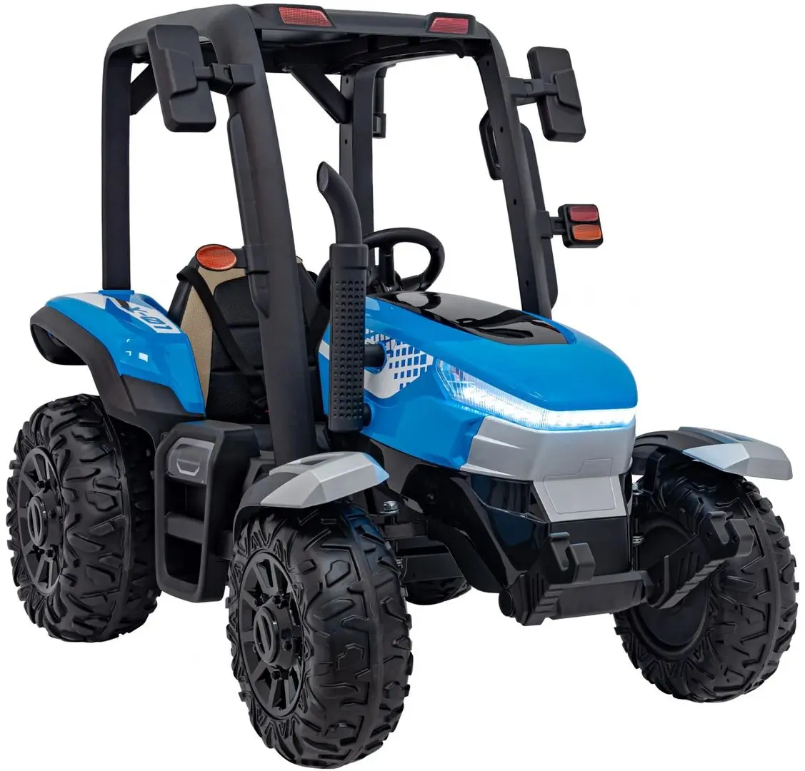 Tractor electric cu remorca Ramiz Tractor Vehicle Blast With Trailer (Blue) - 3