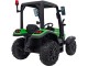 Tractor electric cu remorca Ramiz Tractor Vehicle Blast With Trailer (Green)