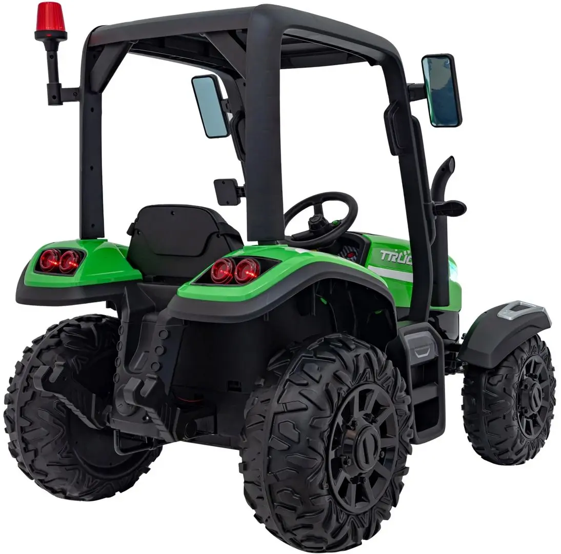 Tractor electric cu remorca Ramiz Tractor Vehicle Blast With Trailer (Green) - 7