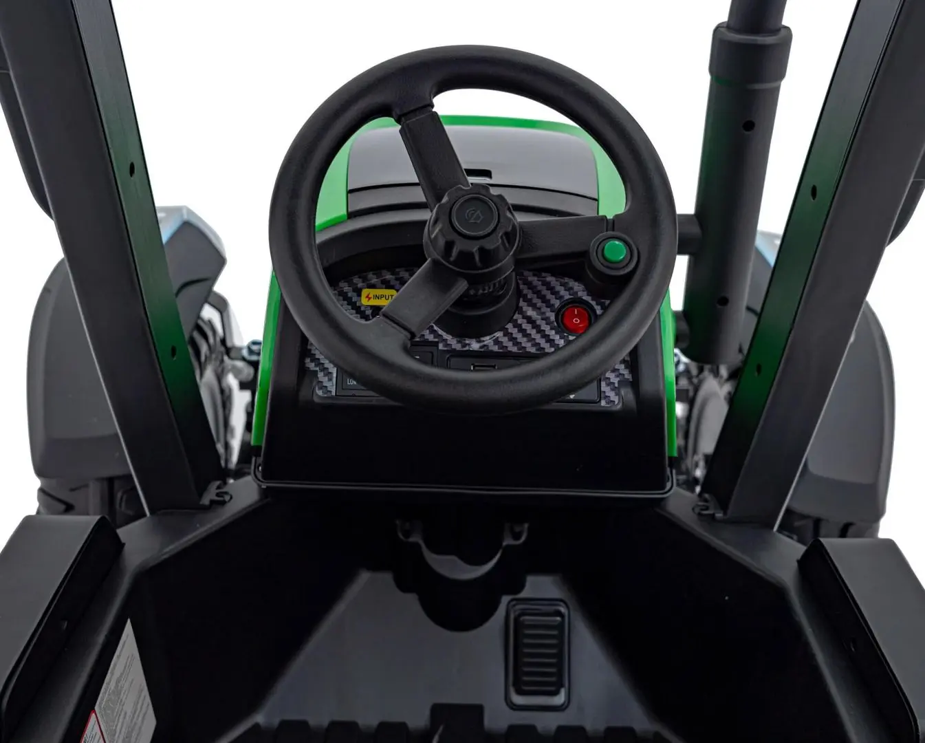 Tractor electric cu remorca Ramiz Tractor Vehicle Blast With Trailer (Green) - 8