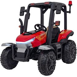 Tractor electric cu remorca Ramiz Tractor Vehicle Blast With Trailer (Red) Thumb