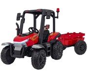 Tractor electric cu remorca Ramiz Tractor Vehicle Blast With Trailer (Red)