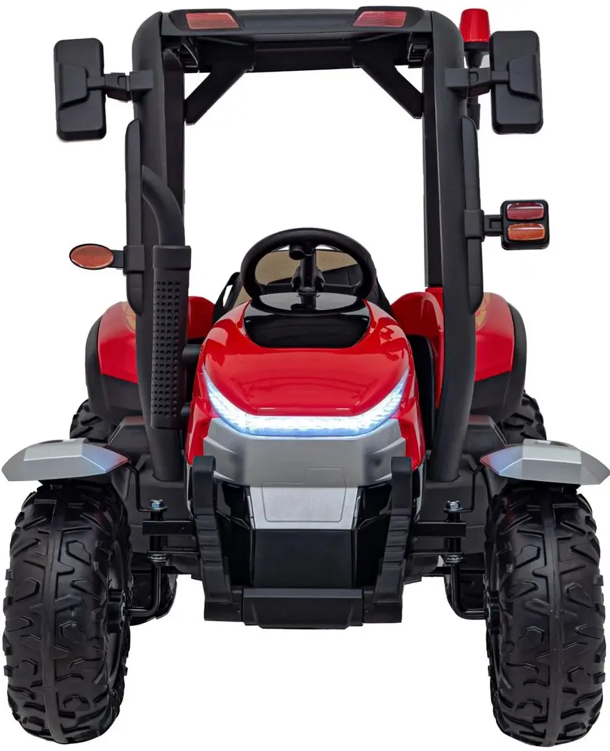 Tractor electric cu remorca Ramiz Tractor Vehicle Blast With Trailer (Red) - 3