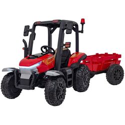 Tractor electric cu remorca Ramiz Tractor Vehicle Blast With Trailer (Red)