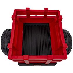 Tractor electric cu remorca Ramiz Tractor Vehicle Blast With Trailer (Red) Thumb