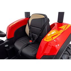 Tractor electric cu remorca Ramiz Tractor Vehicle Blast With Trailer (Red) Thumb