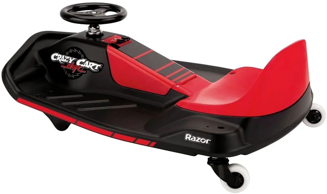 Kart electric Razor Crazy Cart Shift (Black/Red) - 2