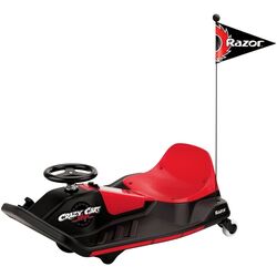 Kart electric Razor Crazy Cart Shift (Black/Red)