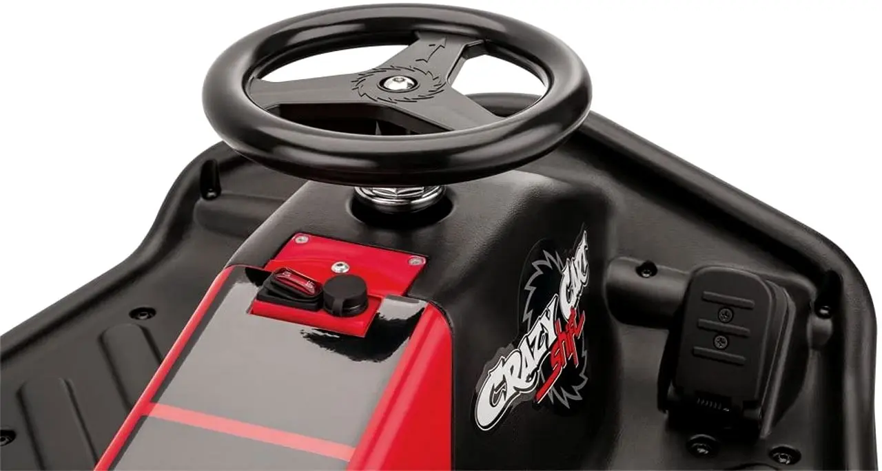 Kart electric Razor Crazy Cart Shift (Black/Red) - 5