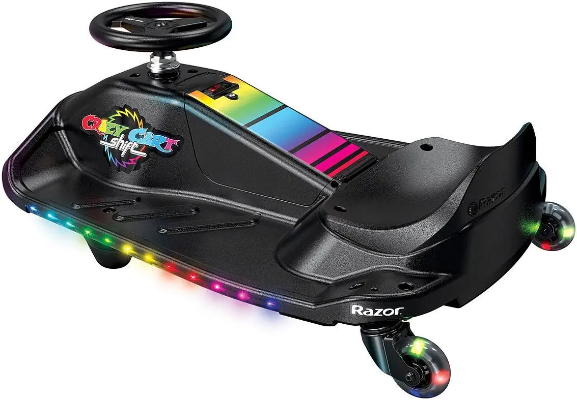 Электрокарт Razor Crazy Cart Shift Lightshow (Black) - 3