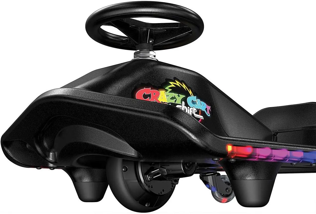 Электрокарт Razor Crazy Cart Shift Lightshow (Black) - 5
