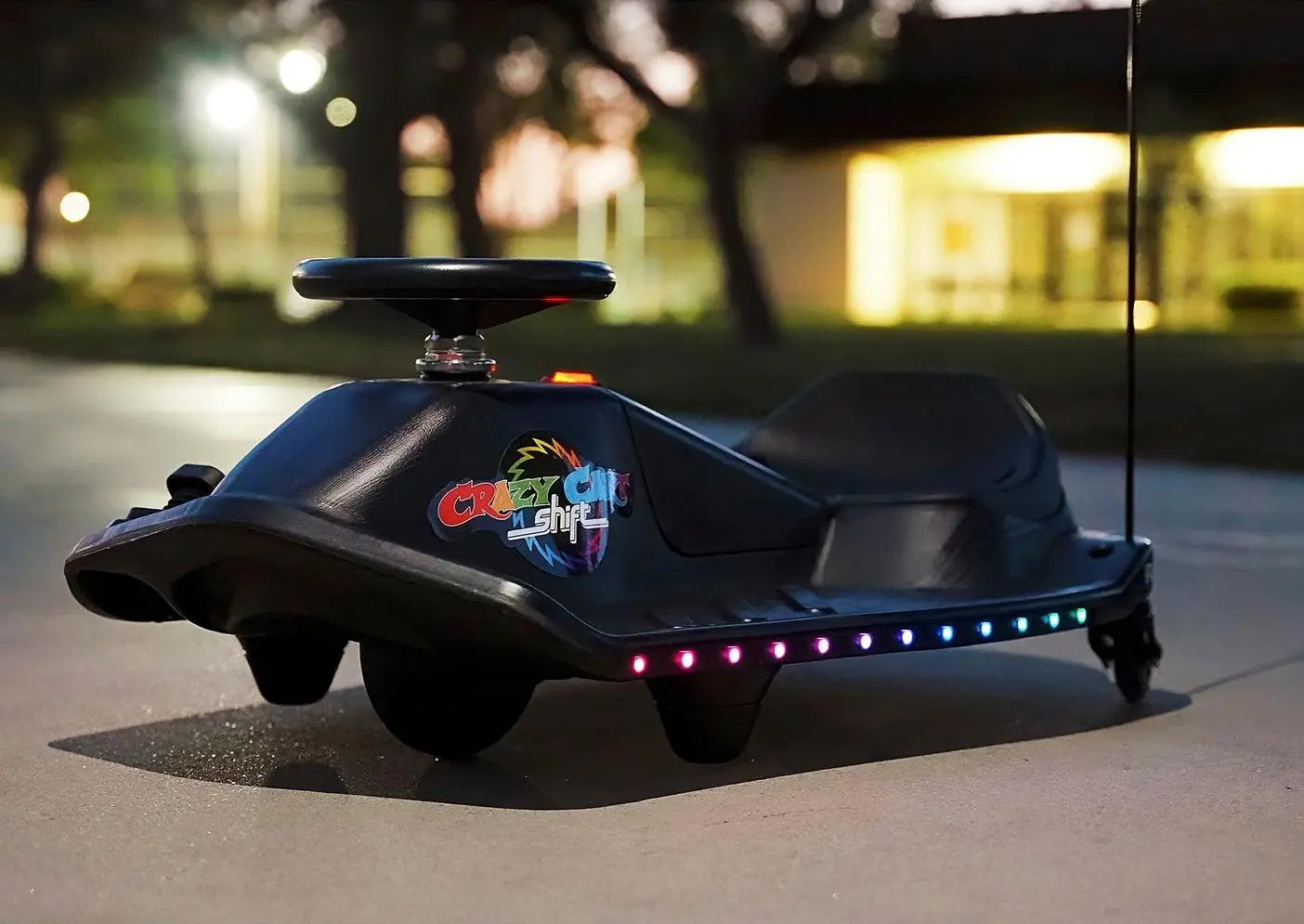 Электрокарт Razor Crazy Cart Shift Lightshow (Black) - 8