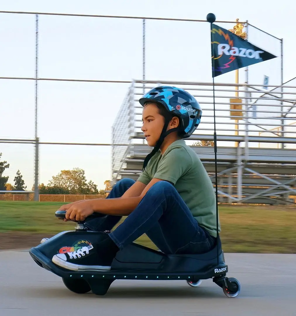 Электрокарт Razor Crazy Cart Shift Lightshow (Black) - 10