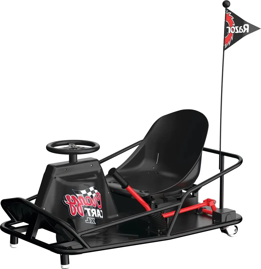 Электрокарт Razor Crazy Cart XL (Black)