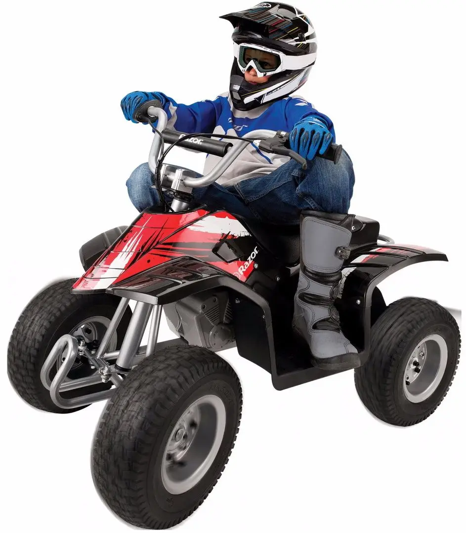 Электроквадроцикл Razor Dirt Quad (Black) - 4