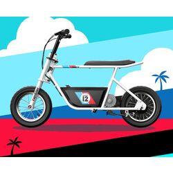 Motocicleta electrica Razor Rambler 12 (White) Thumb