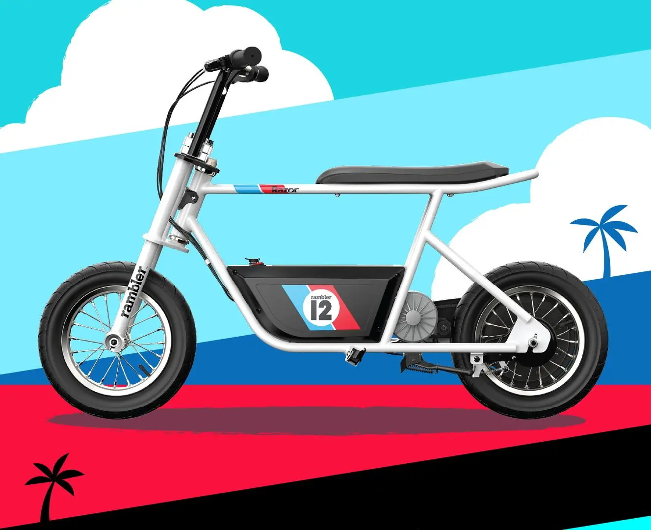 Motocicleta electrica Razor Rambler 12 (White) - 2