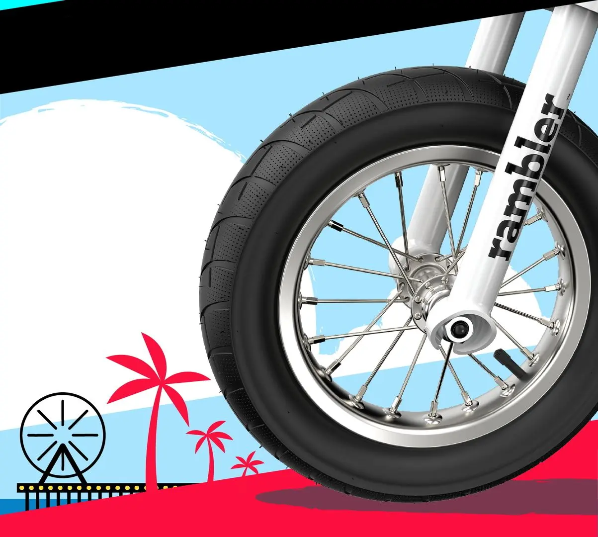 Motocicleta electrica Razor Rambler 12 (White) - 4