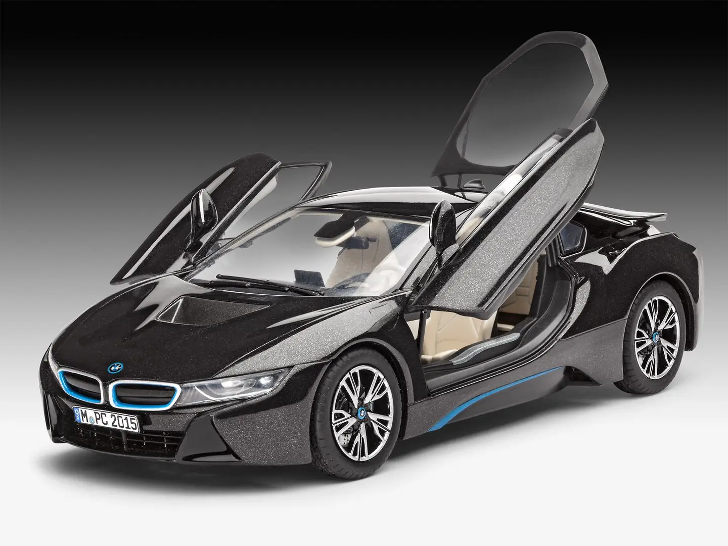 Mașinuța electrică Revell BMW i8 (Black) - 6