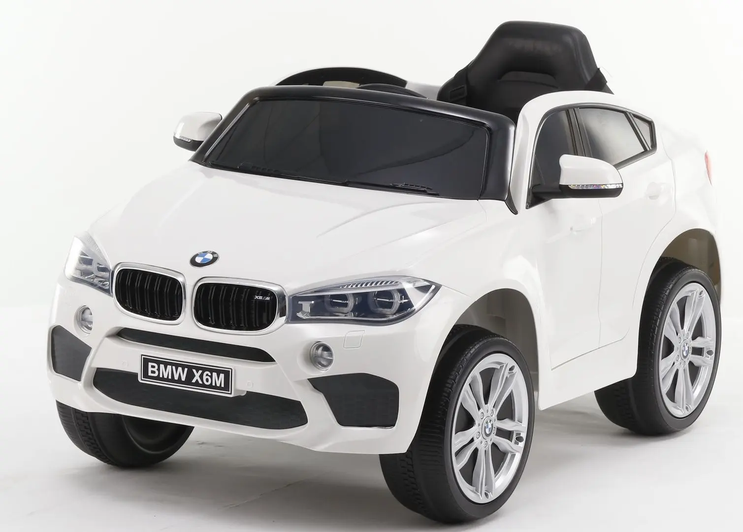 Masinuta electrica River Toys BMW X6M SMBJJ2199/1 (White) - 2