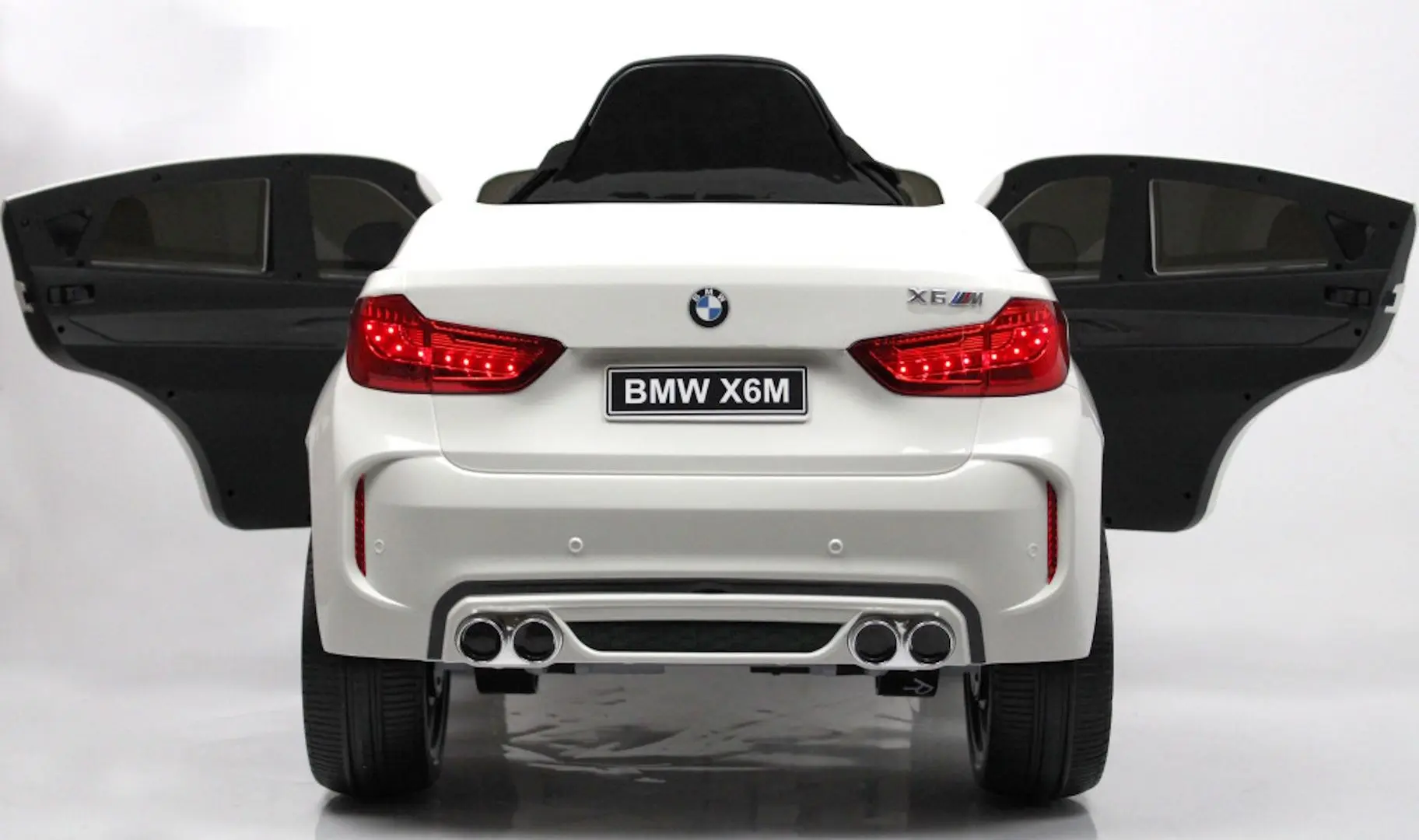 Masinuta electrica River Toys BMW X6M SMBJJ2199/1 (White) - 4