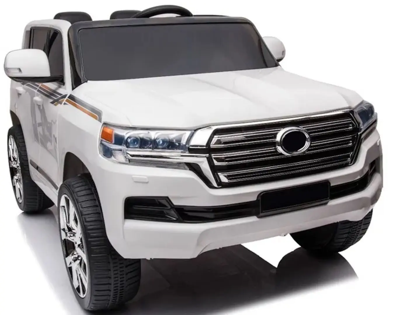 Masinuta electrica River Toys Toyota Land Cruiser SMBJ2022/1 (White) - 2