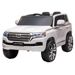 Masinuta electrica River Toys Toyota Land Cruiser SMBJ2022/1 (White)