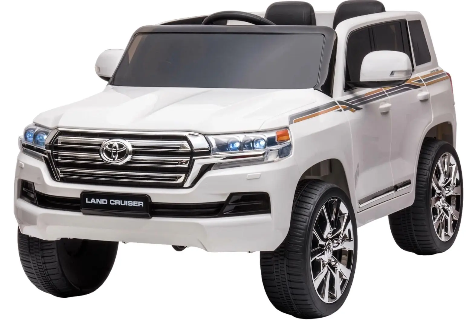 Masinuta electrica River Toys Toyota Land Cruiser SMBJ2022/1 (White)