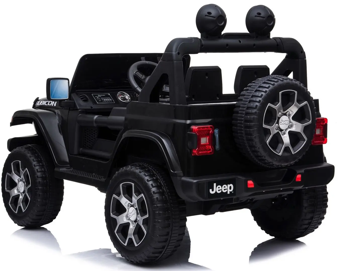 Masinuta electrica Toyland Jeep Rubicon JWR555/1 (Black) - 4
