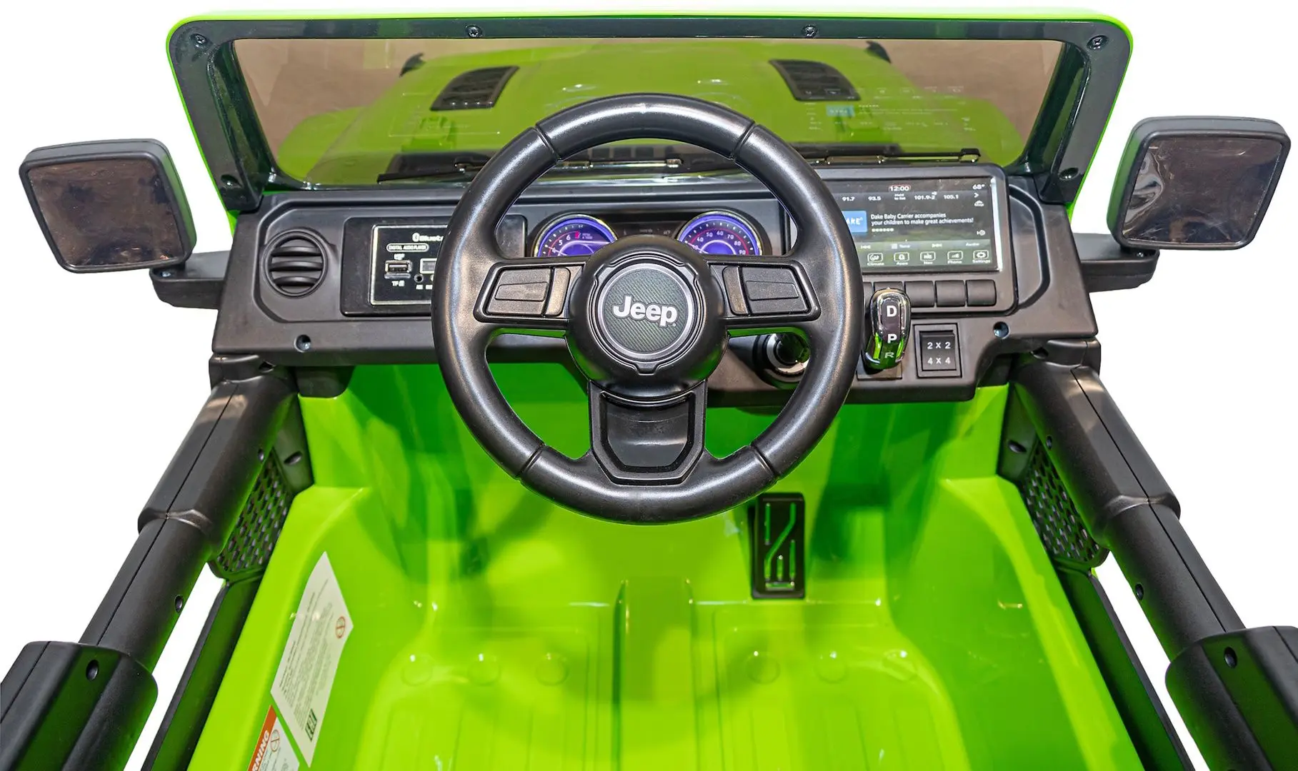 Masinuta electrica Toyland Jeep Rubicon JWR555/2 (Green) - 11